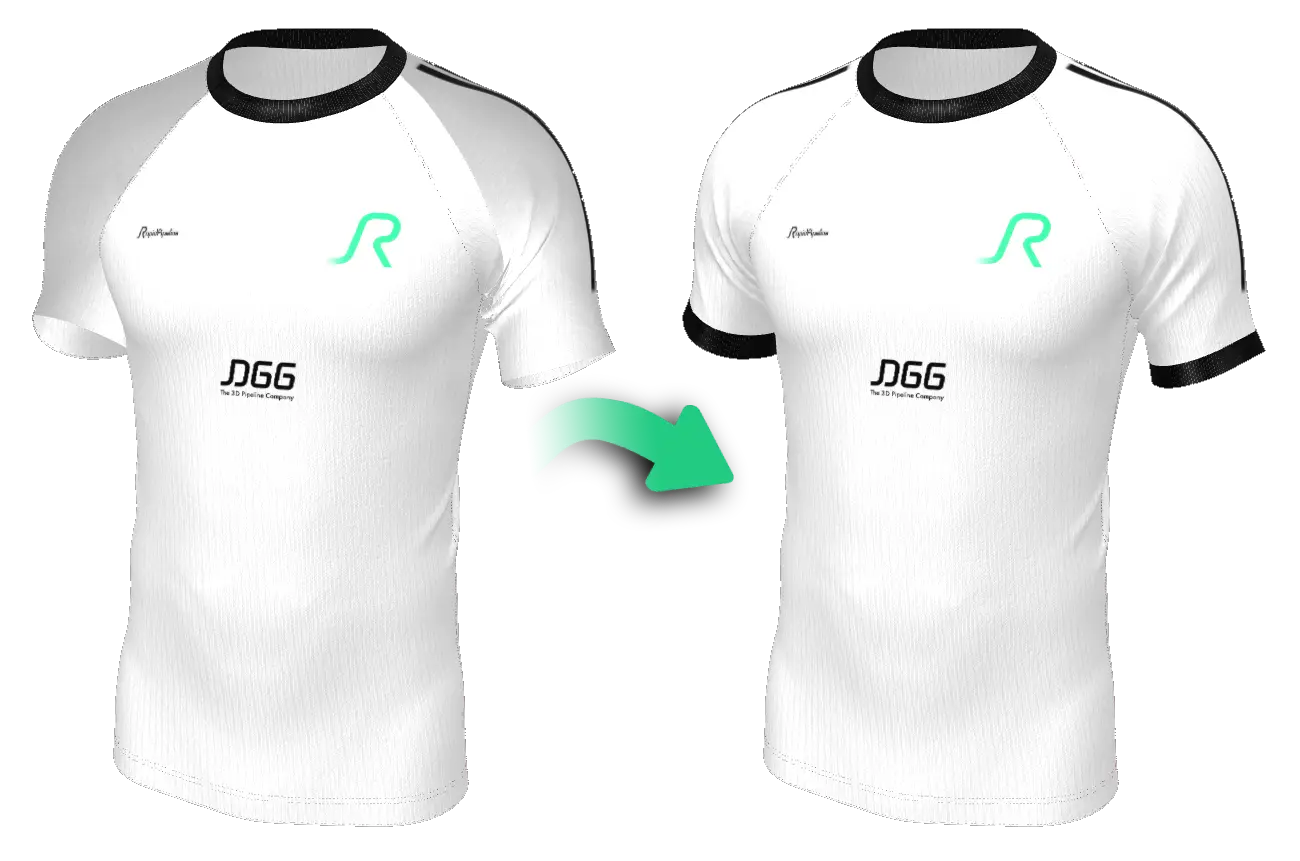 Shirt with alpha blend being converted to opaque