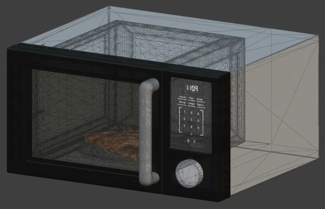 Screenshot of the output model