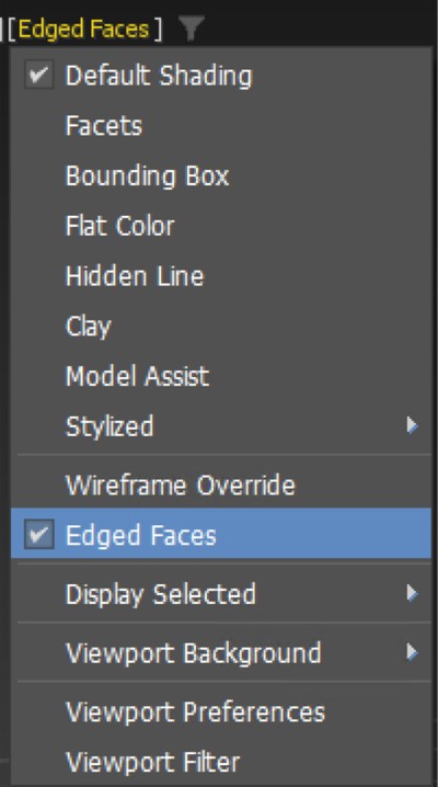 Screenshot of the input model