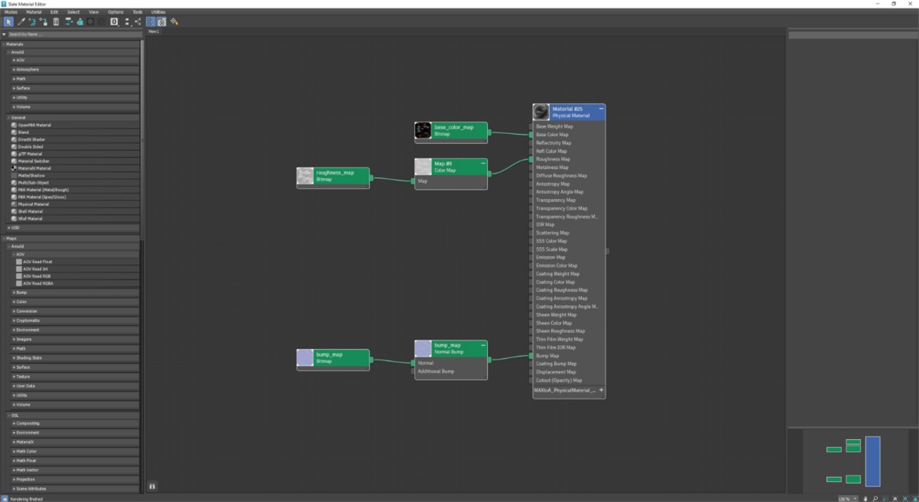 Screenshot of the input model
