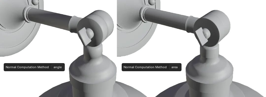 Lamp model with two different methods