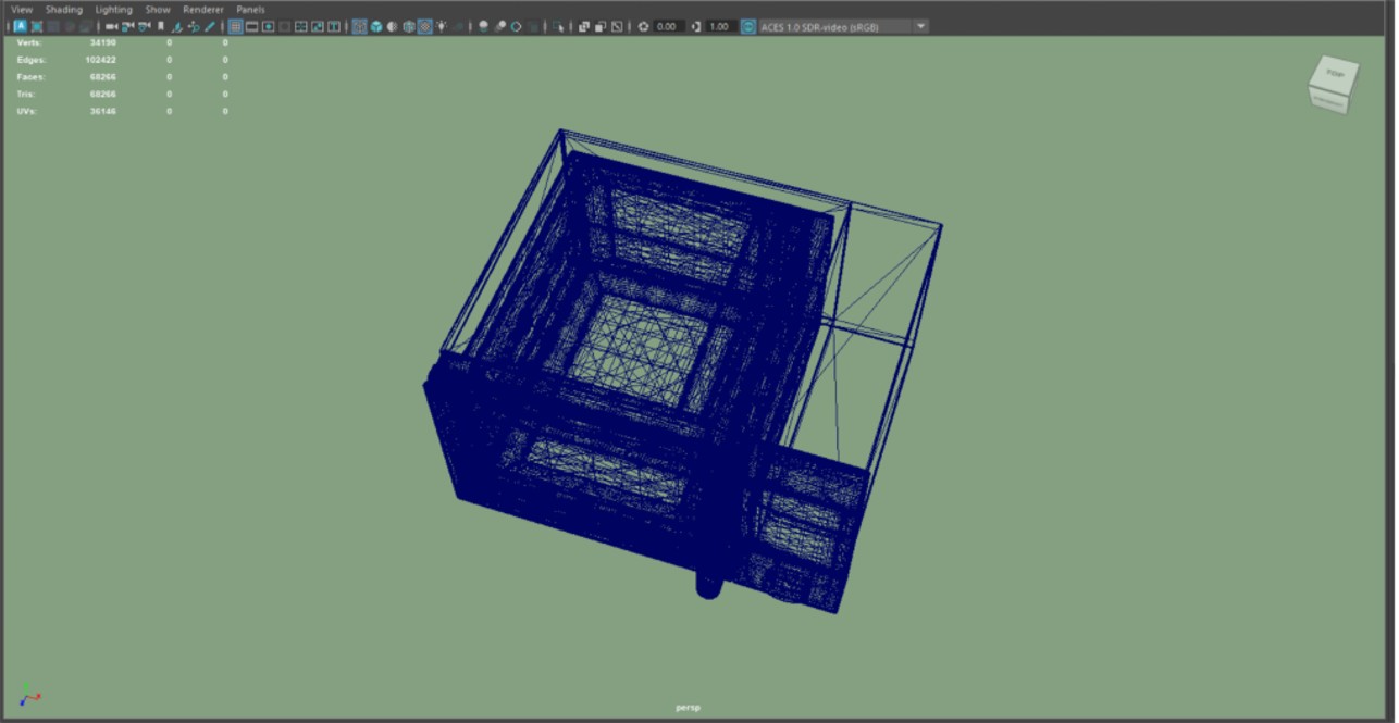 Screenshot of the input model