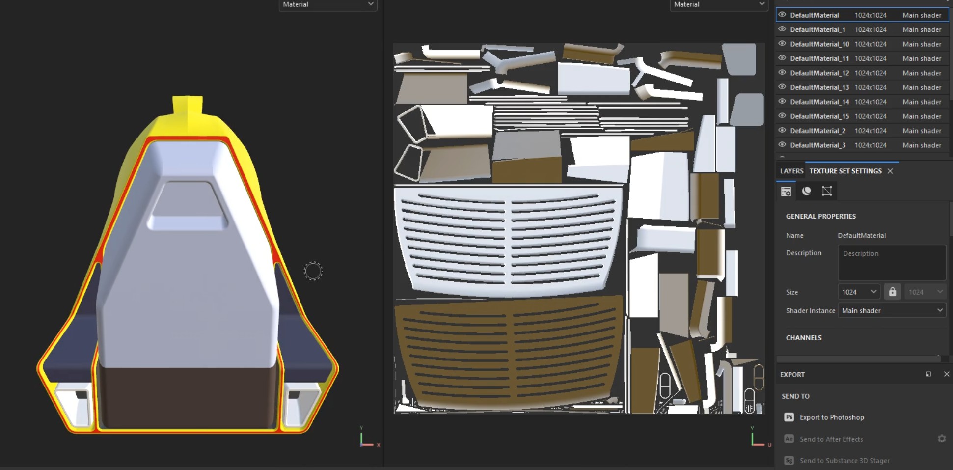 Screenshot of the input model