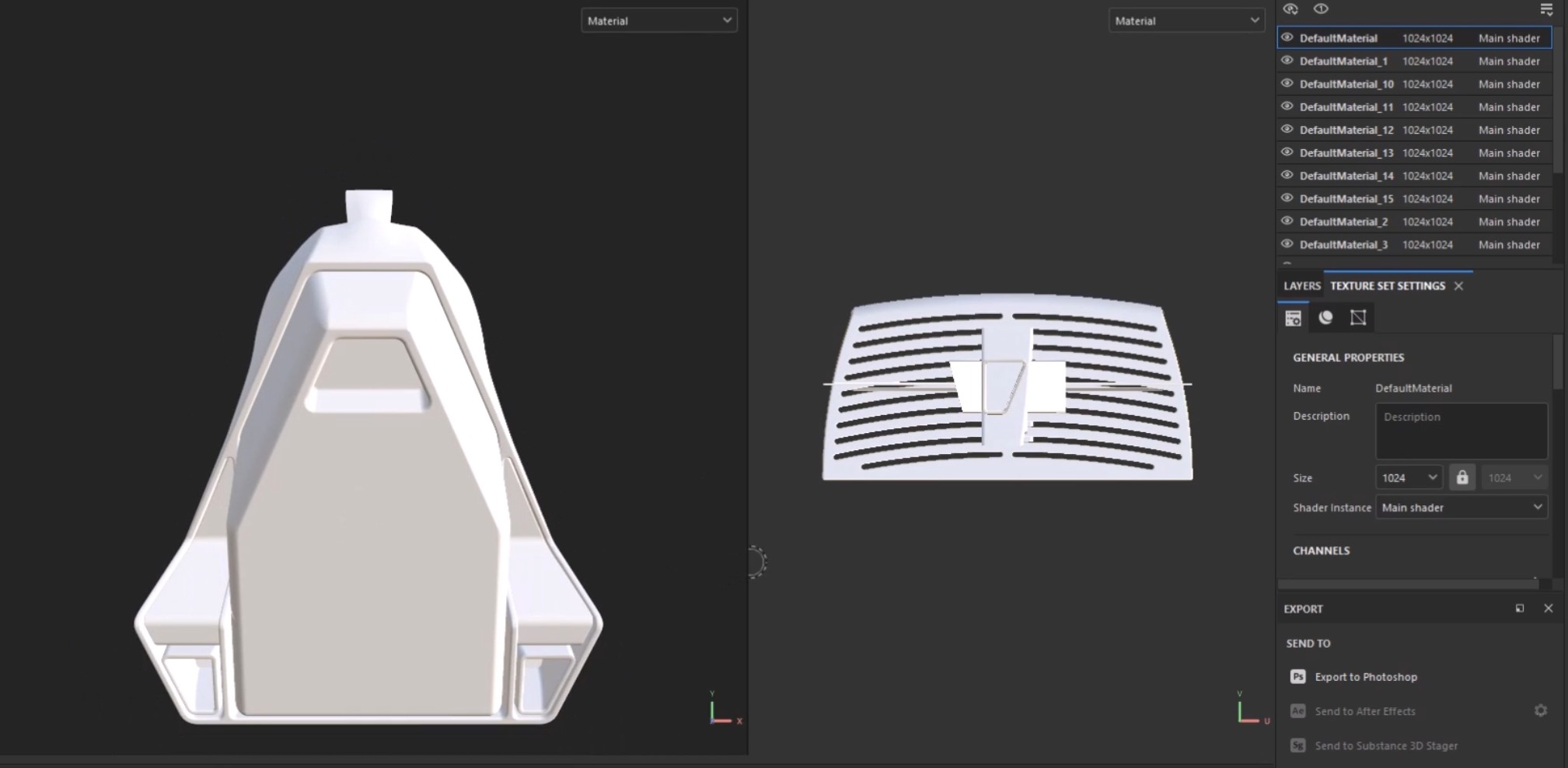 Screenshot of the input model