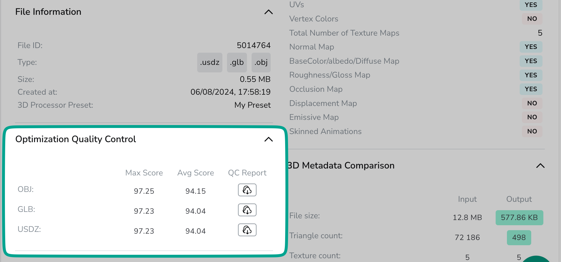 Automated QA in RapidPipeline