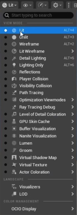 Screenshot of the input model
