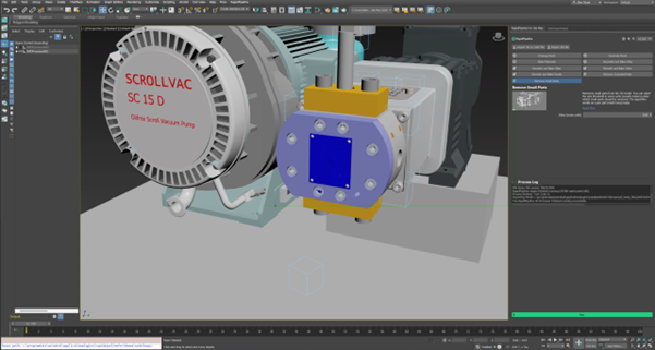 Screenshot of the input model