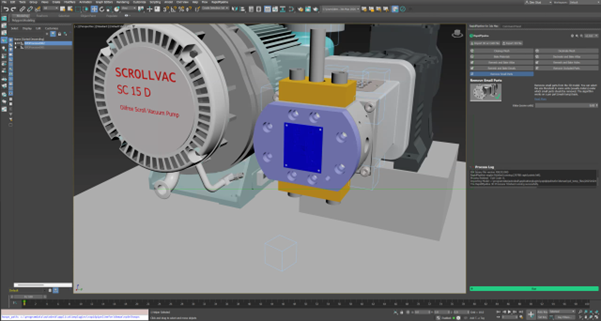 Screenshot of the input model