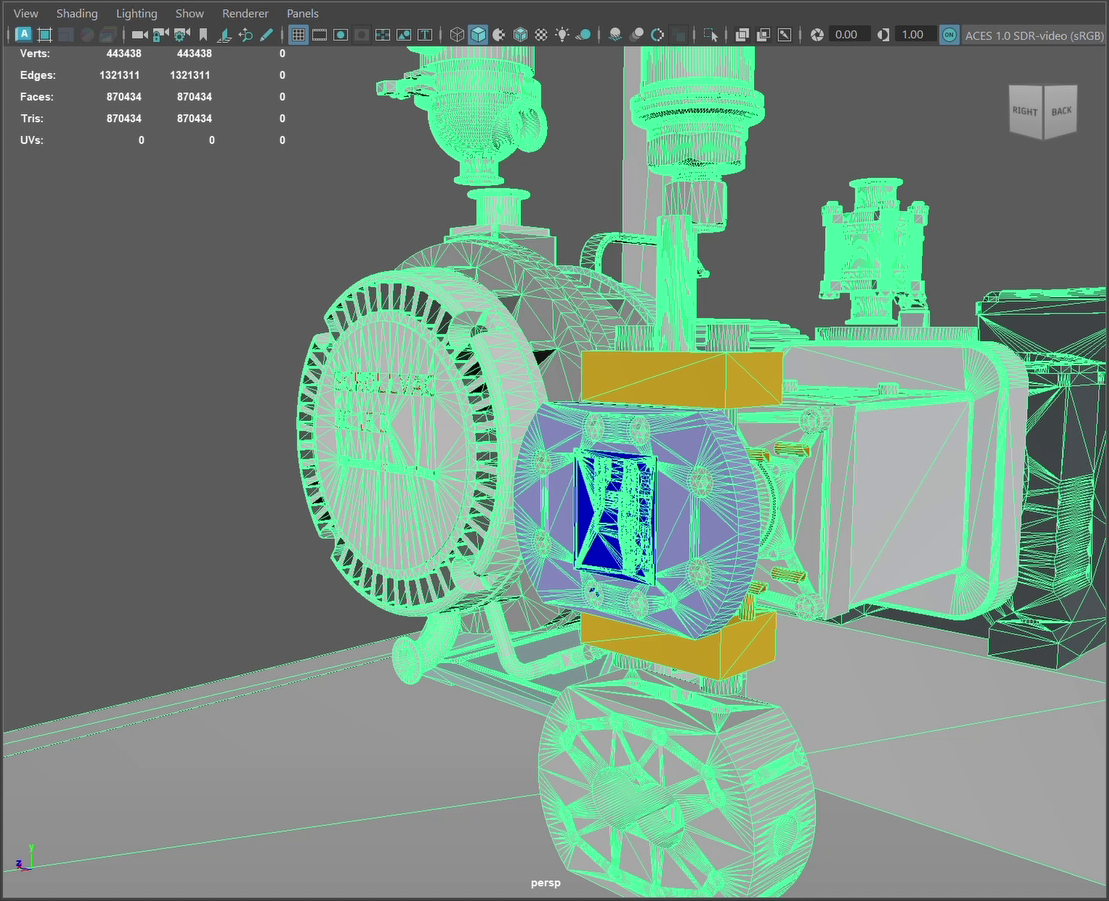 Screenshot of the input model
